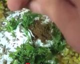 A picture of step 2 of Fritters from leftover khichdi.