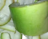 A picture of step 1 of Lauki halwa.