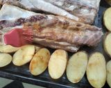 Foto del paso 6 de la receta: Pechito de cerdo al Horno con papas