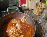 Foto del paso 2 de la receta: Sánguche de Pollo desmenuzado en su salsa con pan pita de papa!!