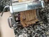 Pasta integral de espinacas al huevo