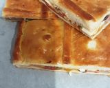 Foto del paso 7 de la receta: Empanada de jamón serrano con pimientos asados y queso de cabra