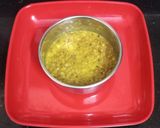A picture of step 3 of Moth Beans Sabji.