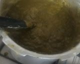 A picture of step 2 of Sarson da saag makki di roti.