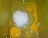Foto langkah ke 1 dari resep Bolu pandan kukus bersisik.