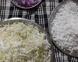 A picture of step 3 of Cabbage Foogath Recipe with Coconut.