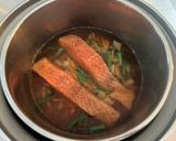 洋蔥鮭魚四季豆炊飯的食譜步驟4照片