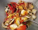 Foto langkah ke 2 dari resep Tumis Jamur Kancing Tahu.