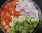 A picture of step 2 of Vegetable grill Sandwich.