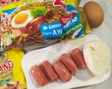 Foto langkah ke 1 dari resep Mie Goreng Mozarella.