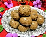 A picture of step 9 of Panjiri Ladoo.