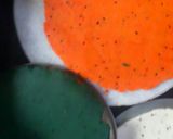 A picture of step 8 of Tricolor Chakri Mathri.