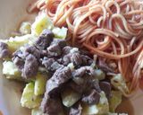Foto del paso 6 de la receta: Spaghetti con papas a la mantequilla & carne