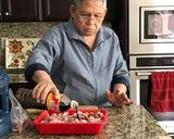 A picture of step 2 of Grandma’s Famous Menudo.