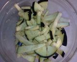 A picture of step 3 of Chicken with aubergines in air fryer.