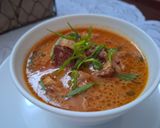 Foto langkah ke 5 dari resep *Soto Tangkar*.