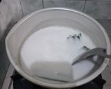Foto langkah ke 9 dari resep Dawet Ireng Anti Gagal🖤 Hitam Pekat, Gurih, Creamy.