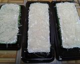 Foto langkah ke 7 dari resep Brownies pandan kukus.
