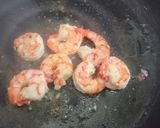 A picture of step 8 of Shrimp W/creamy spaghetti.