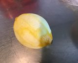Une image de l'étape 1 de Salade de fruits (melon vert,prunes d ante,mûres,ananas et banane).