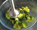 Une image de l'étape 1 de Gnocchis de brocolis et sa sauce crémeuse au fromage.