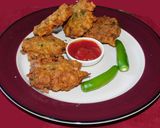 A picture of step 5 of Potato vada.