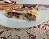 A picture of step 8 of Lasagna with Radicchio and Sausage.