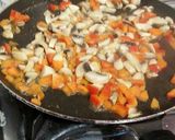 A picture of step 1 of Mushroom Tikki.