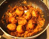 Foto del paso 6 de la receta: Amondigas mixtas en repolladas y curryadas