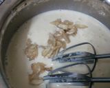 A picture of step 3 of Sitafal (custard apple) ice cream.