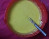 A picture of step 3 of Mango pancakes stuffed with mango Rava/ Mango Patisapta(Bengali name).