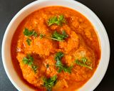 A picture of step 9 of Goan Shark Fish curry.