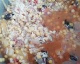 A picture of step 4 of Chana Daal Pulav.