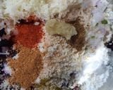 A picture of step 2 of Beetroot Potato Kabab dahi ki chutney.