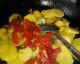 A picture of step 3 of Aloo ki qatliyan.