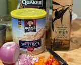 A picture of step 1 of Masala Oats.