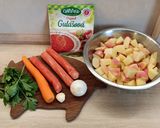 Gyors házias virslis krumplileves recept fázis 1 fotója