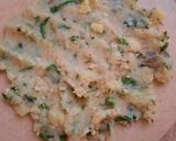 A picture of step 3 of Aloo bhary parathy.