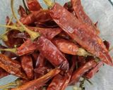 A picture of step 1 of Schezwan Sauce.