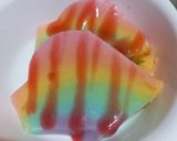 Foto langkah ke 6 dari resep Puding Roti Pelangi.