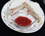 A picture of step 1 of Club sendwich.