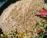 A picture of step 3 of Red Poha Masala With Veggies, Sprouts and Nuts.