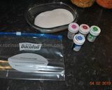 A picture of step 1 of Coloured Sugar.
