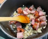 Une image de l'étape 10 de Soupe paysanne aux poireaux, carottes, pommes de terre et lard.