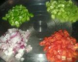 A picture of step 1 of Bread sandwich dhokla.