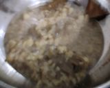 A picture of step 5 of Kathal biryani with pudina dhania chhachh.