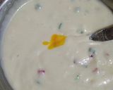 A picture of step 6 of Christmas Eggless tutti-frutti Cake.