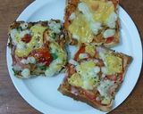 A picture of step 12 of Bread tikka pizza# Ramadan iftar contest# cookpad.