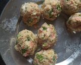 A picture of step 1 of Cabbage kofta.