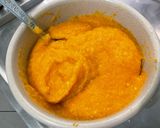 Une image de l'étape 10 de Purée de pommes de terre et courge butternut au parmesan.